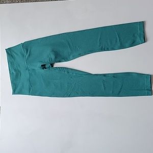Teal Lululemon Wunder Train Leggings, 4